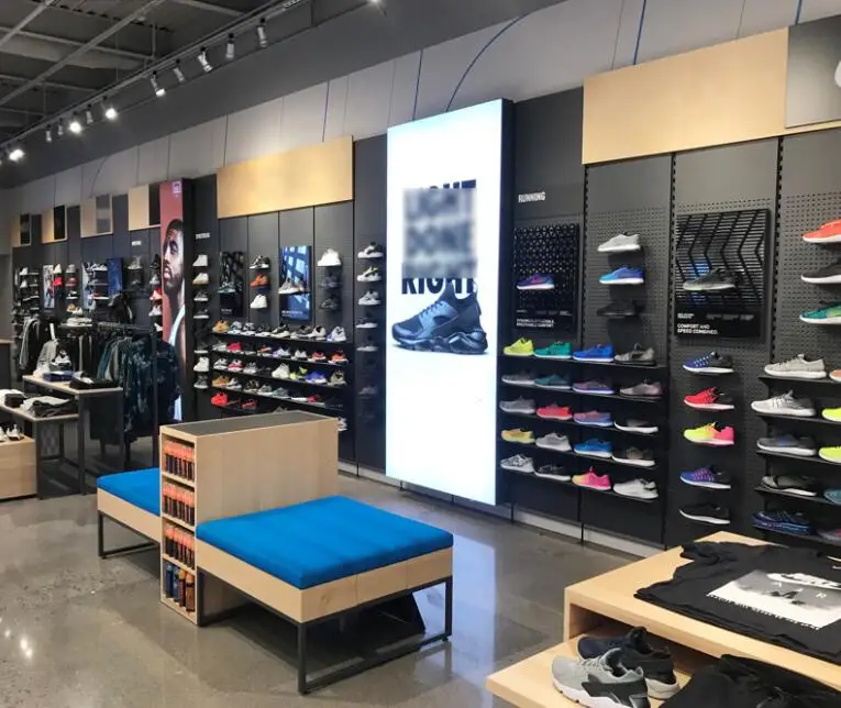 Fashion Style Sports Shop Decoration Small Shoe Store Design interior design decoration for shoe shop