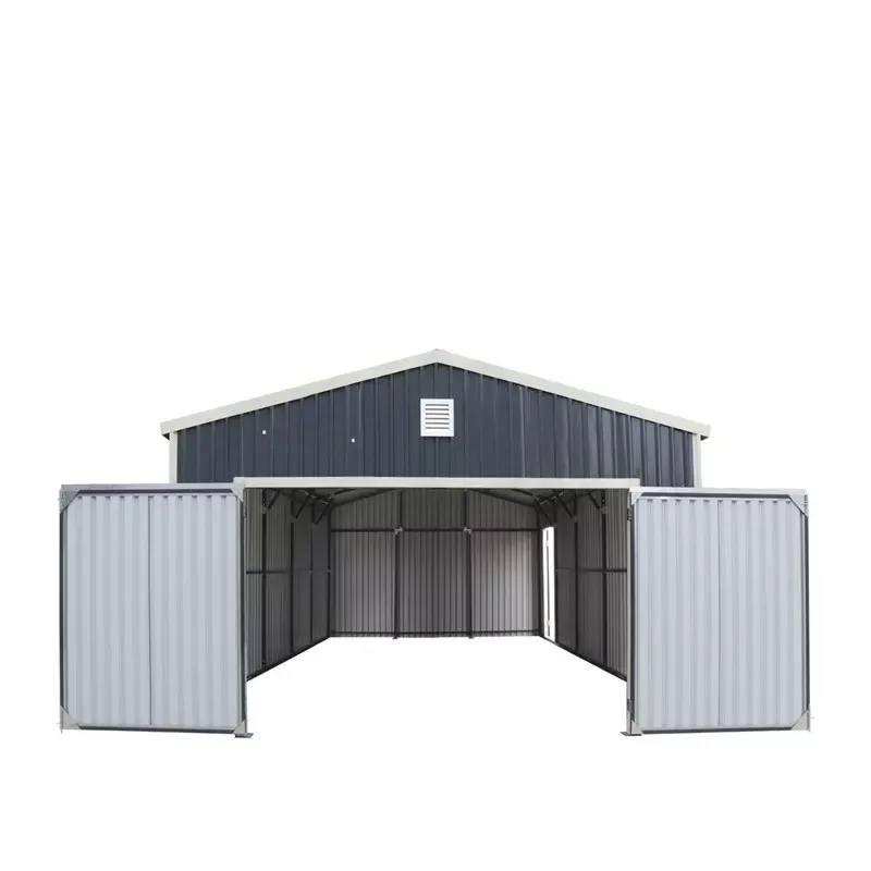 Prefab Durable Portable 10x20 Metal Garages Canopies Shed Prefab Steel Garage Carports