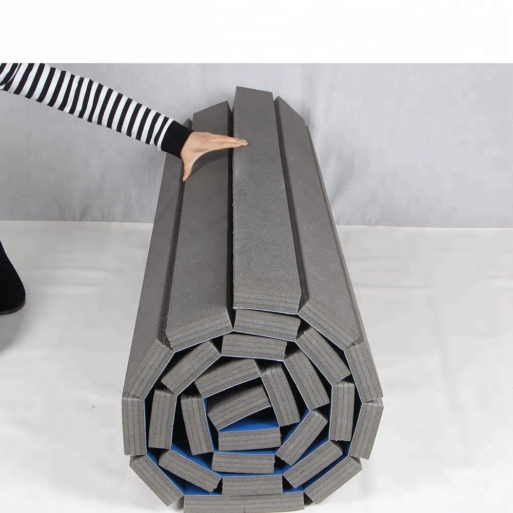 Cheerleading and Gymnastics mats Carpet and Foam Roll Mat for Gym Fitness Exercise Judo Martial Art XPE Material