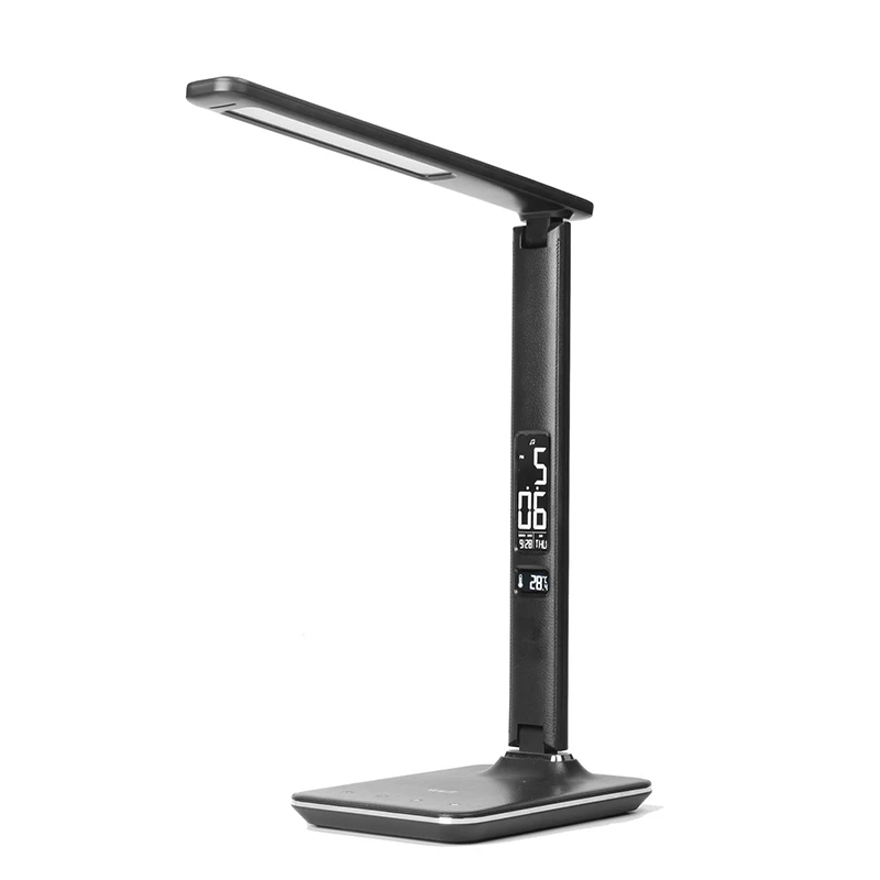 Wireless Charger Led Desk Lamp  Screen Wireless Charging Business Office Led Desk Table Lamp With Usb Rechargeable Port