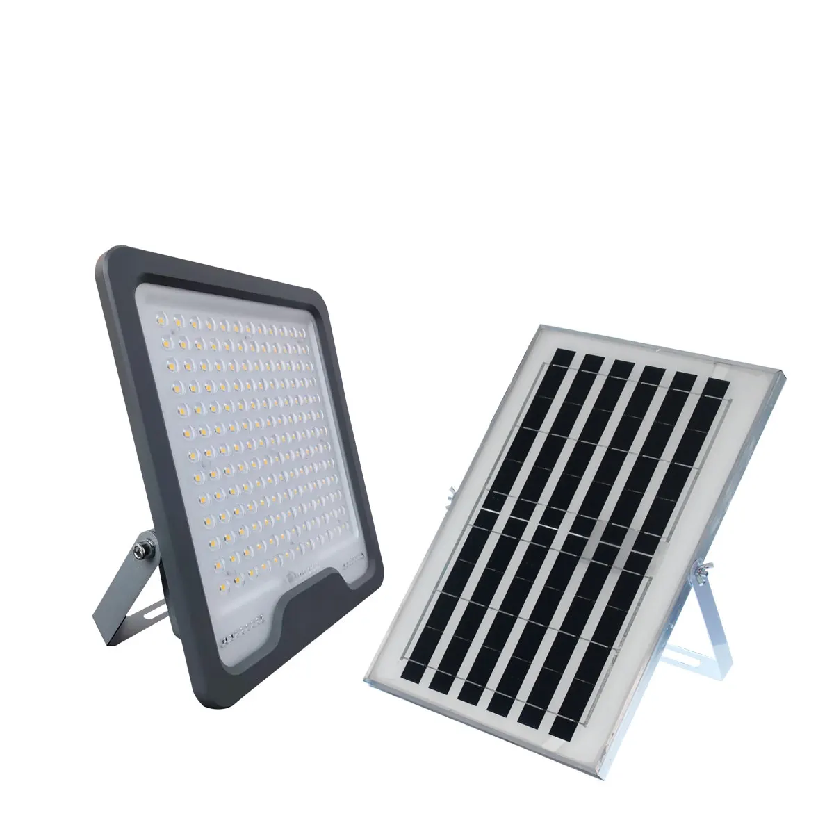 Lens  type Luminous 90° Motion-Activated 7500lm Landscape Solar exterior flood lighting