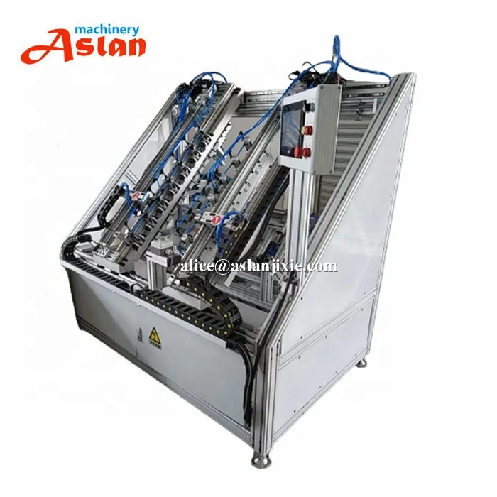 aumatic digital painting photo frame nailing machine/ semi automatic rotary frame Tensioning CNC Smart Canvas Stretching Machine