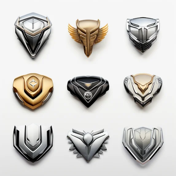 2024 New Wholesale Chrome Metal Car Emblems Custom Abs Matte Front Grill Waterproof Badge Stickers auto emblem