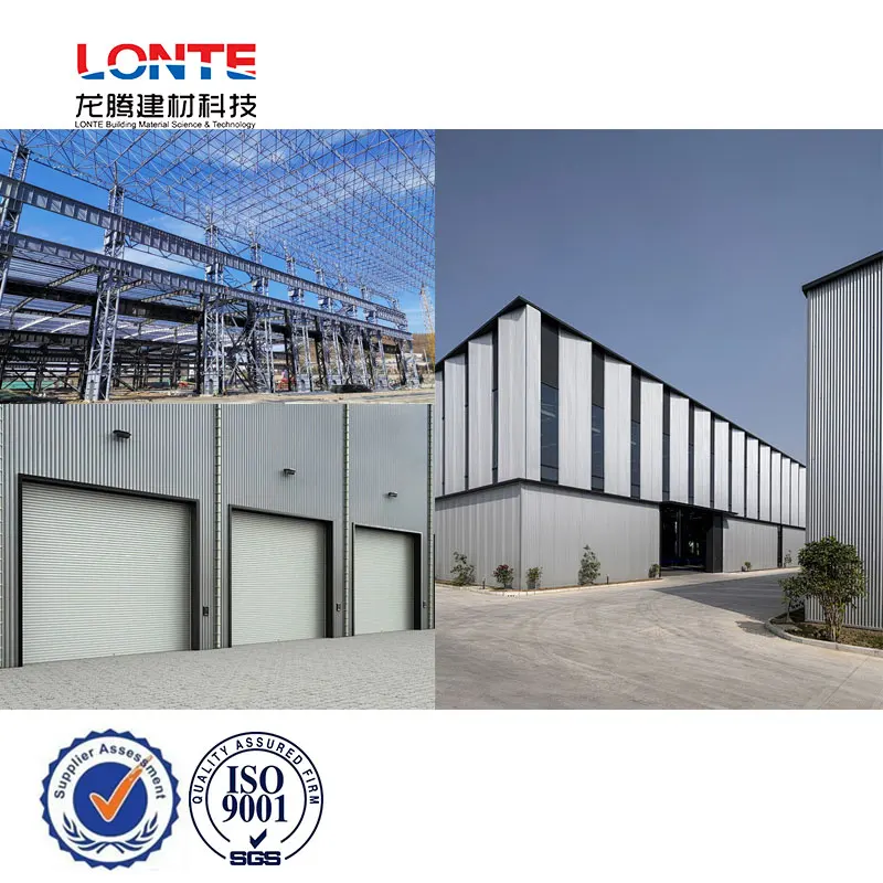 Prefab Carport Shed Construction Industrial Metal Frame Garage For Storage Steel Structure Building