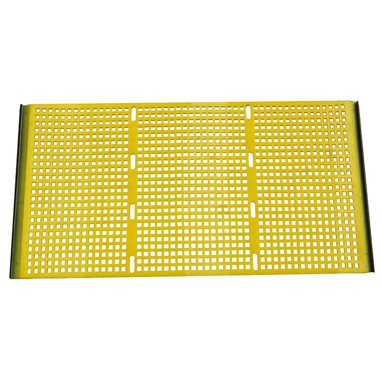 High Frequency Polyurethane Vibrating Screen , Ore tailings Dewatering Screen mesh