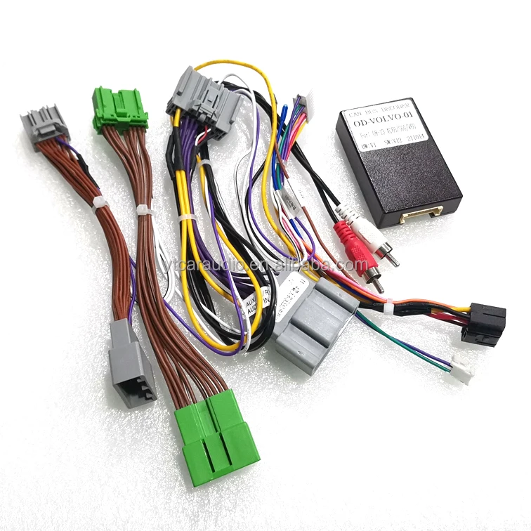 Car Android 16PIN Power Wiring Harness Cable With Canbus For Volvo XC 90 08-13 Car Audio Power Cable Connector