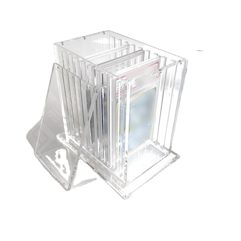 TCG Card Pokemoned Grading Sports Card Slab Acrylic Display Case for Storage