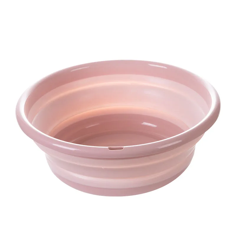 Kitchen Portable Face Washbasin Foldable Small Large Portable Pp Hanging Plastic Collapsible Basin