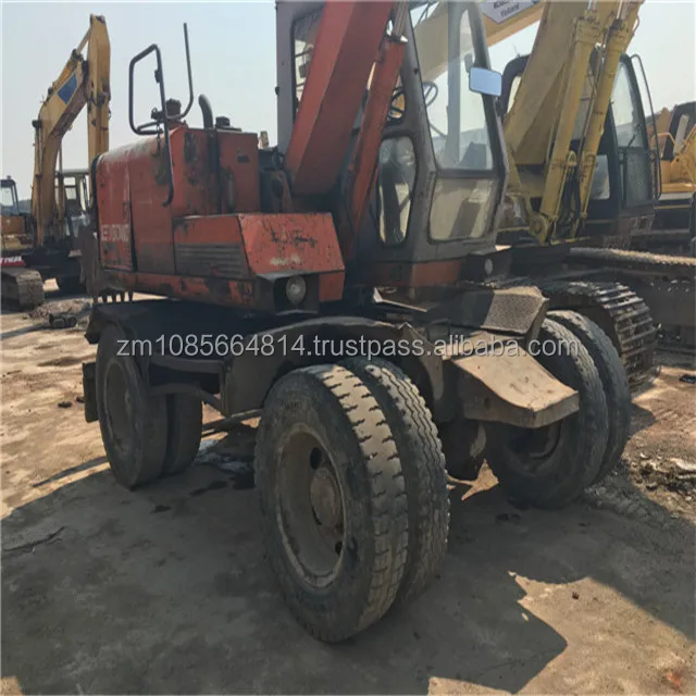 Б/у колесный экскаватор hitachi ex60wd сделано в Японии ex100 ex60 ex160 для продажи