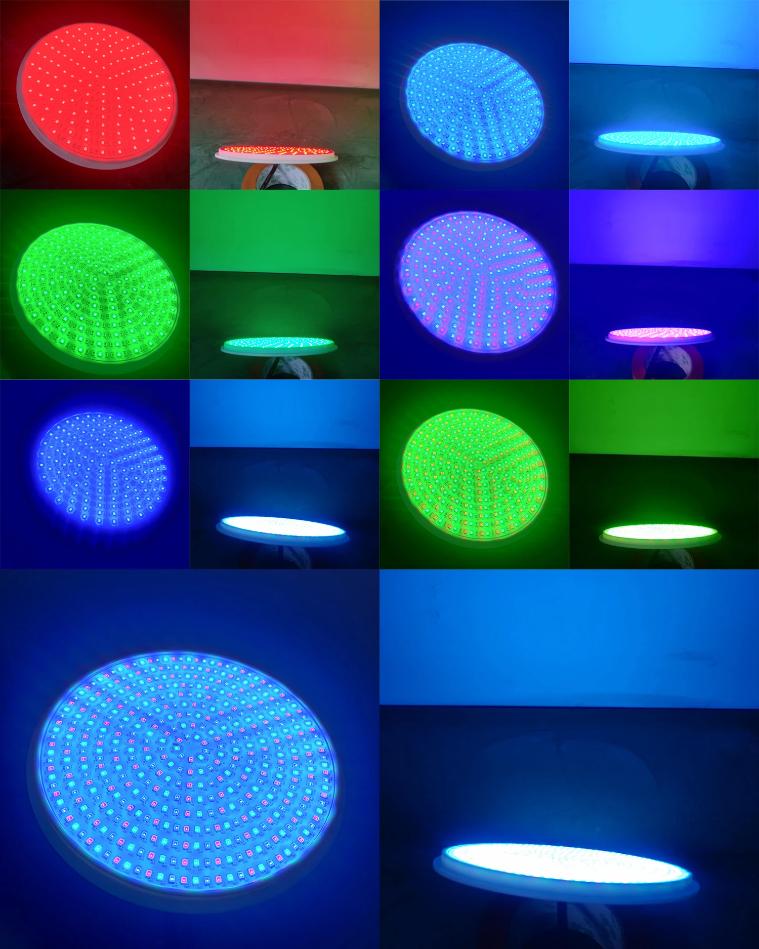 wall mounted small size ip68 waterproof rgb blue led underwater lighting swimming pool lights