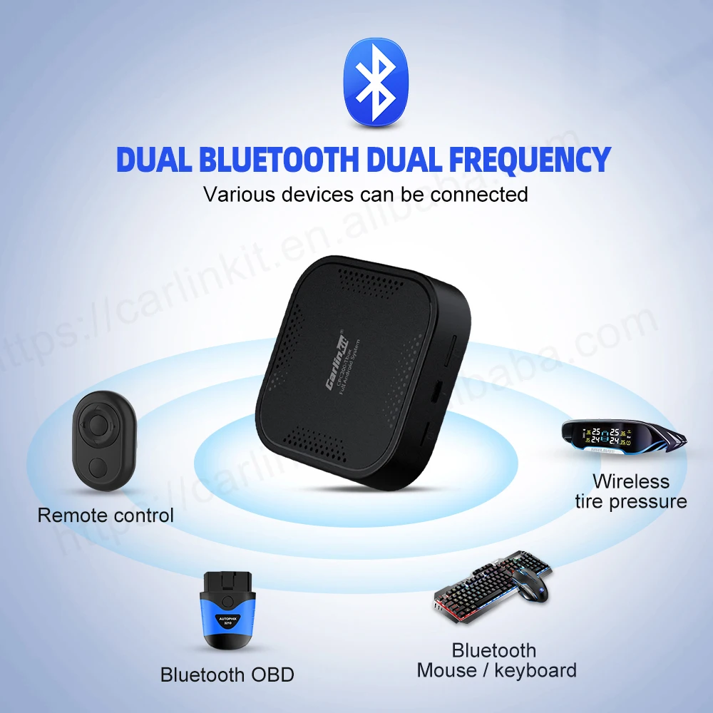 Carlinkit 4GB 64GB intelligent car Android system universal split screen Carplay ai TV box