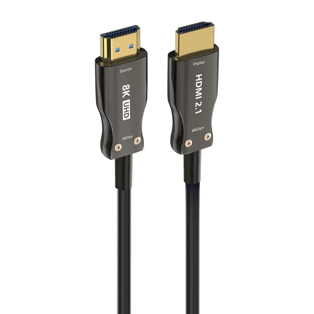 Armored HDMI Active TPE Cable HDMI AOC 2.1 cord 8K Fiber Optic HDMI Cable Support eARC RTX 3090 HDCP 2.2&2.3 Dolby