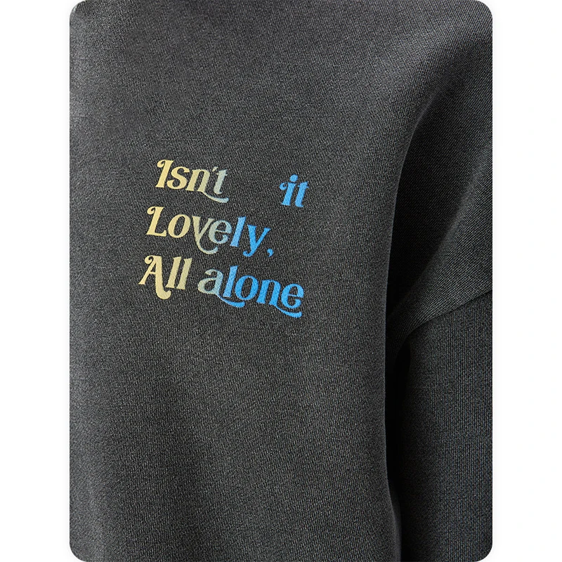 Wholesale Custom Gradient Printed Sweatshirts Unisex Oversized Pullover Crewneck Sweatshirt Men