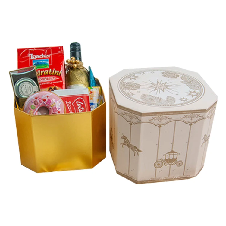 creative Christmas gift box New Year candy box baking moon cake cookies yolk pastry paper box