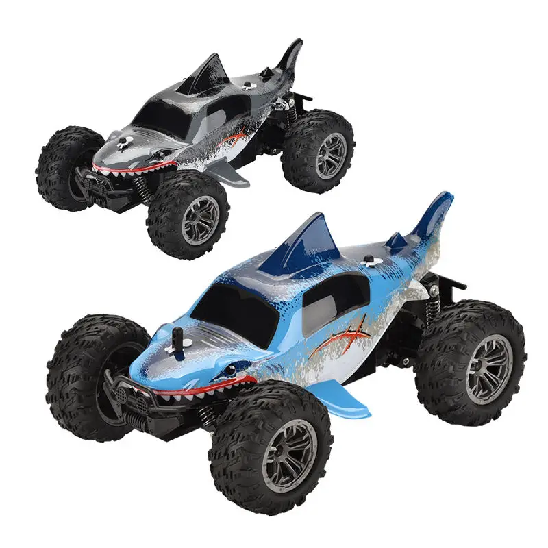 1/18 2.4G Simulation RC Shark Truck Toys Hot High Speed Shark Remote Control Car Kids Radio Control Toy Coches de juguete