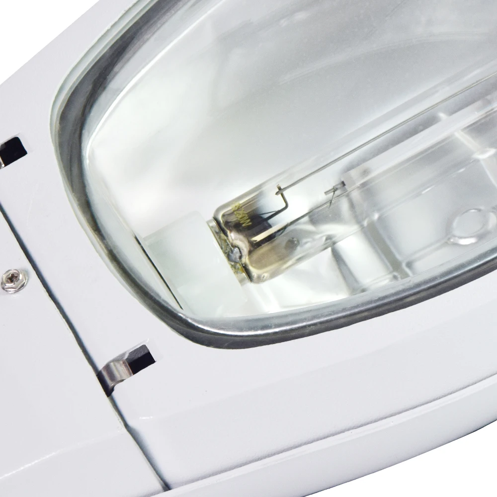 Outdoor HPS Cobra Head Aluminum Housing Borosilicate Glass Street Light Road Lamp