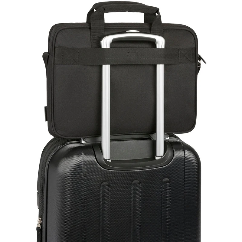 Laptop Briefcase Premium Laptop Case Fits Up to 17.3 Inch Business Shoulder Bag Laptop Expandable Water-Repellent Messenger Bag