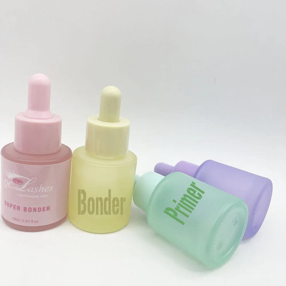 Wholesale Glue Super Bonder Lash Extensions Lash Primer Activator Private Label Eyelash Accelerator Fruit Flavor lash bonder