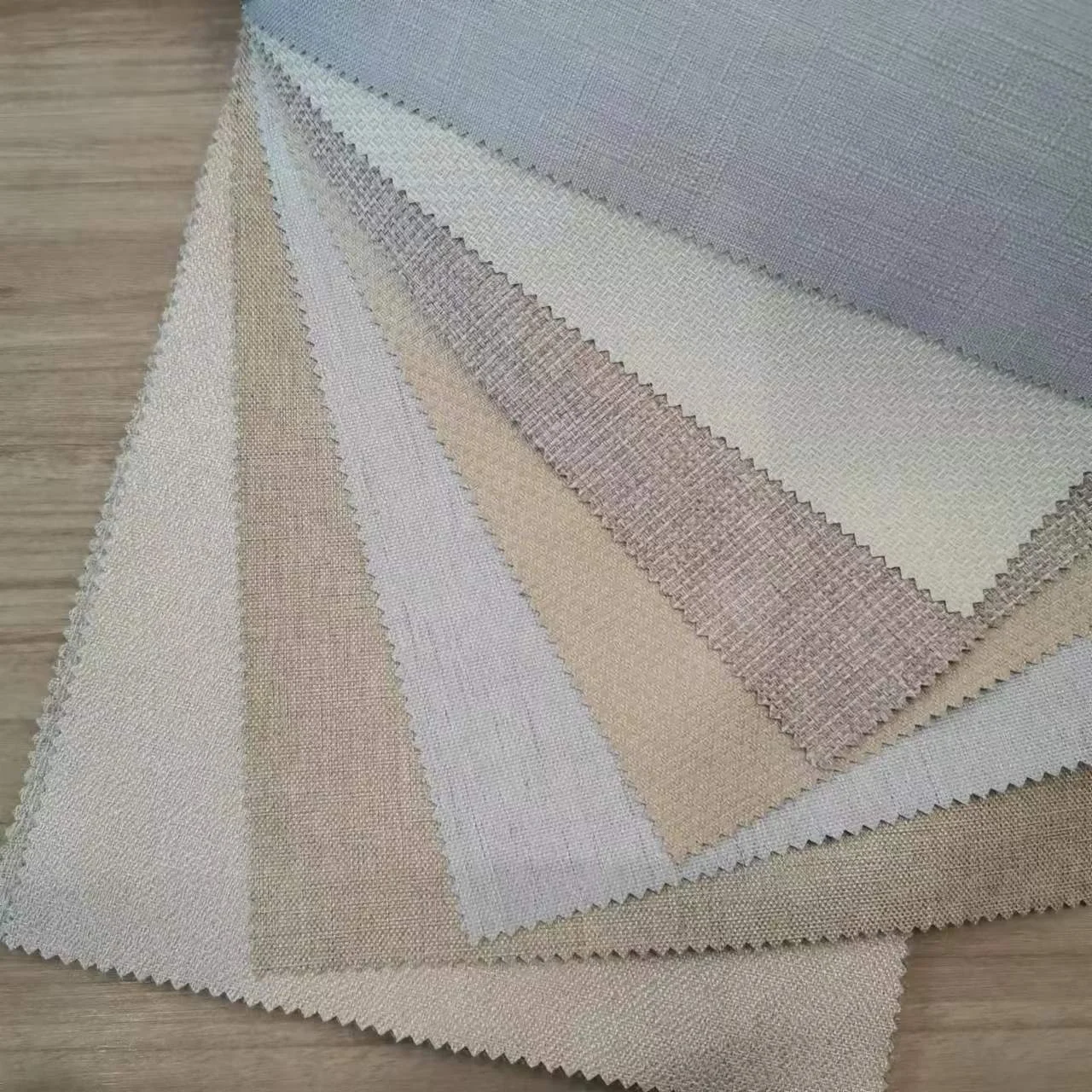 Hometextile linen look curtain coating fabric