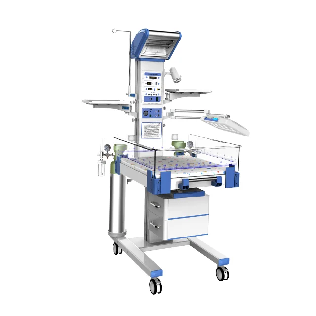 Electric height adjustable infant radiant warmer table