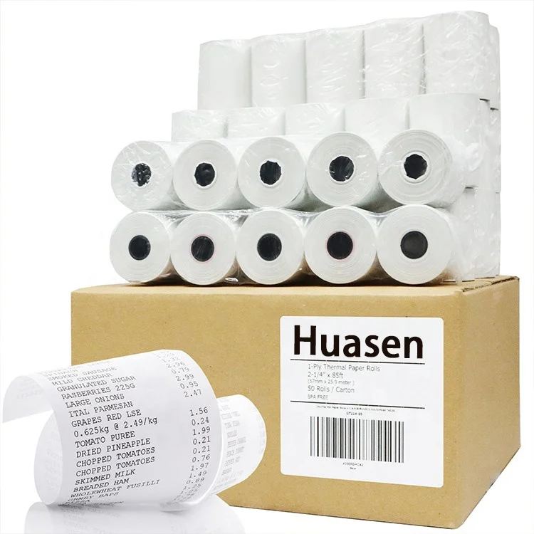 cash register manufacturer wholesale hot selling atm paper roll custom printed rolling papers thermal paper roll