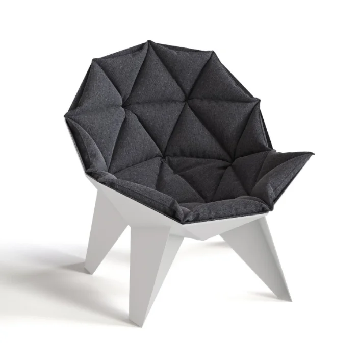 Modern leisure home living room furniture fiberglass shell odesd2 Q1 lounge geodesic dome chair