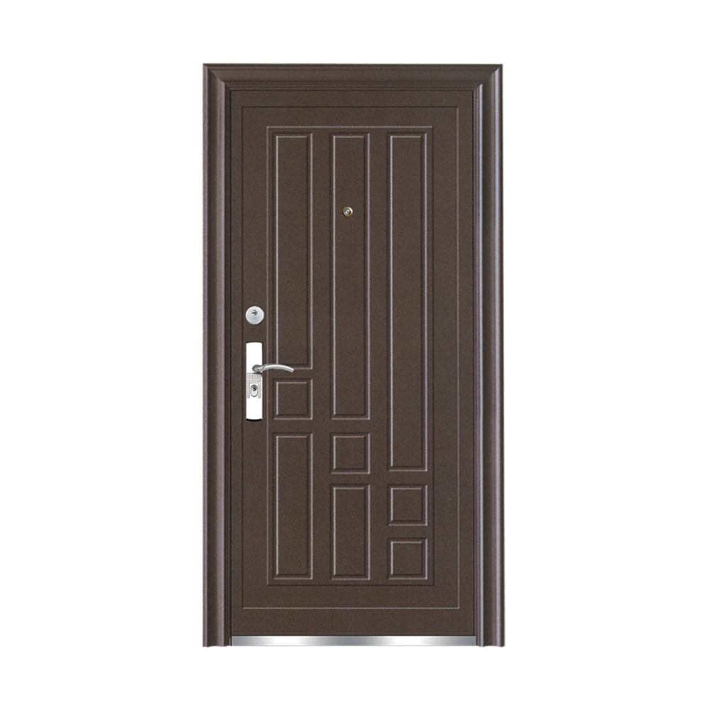 OPENING Turkey Security Porte Blindee Armored Steel Door Exterior Front Doors Wood Armored Doors