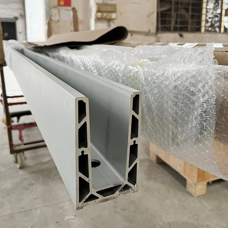HDSAFE Deck Balcony Glass Railing System Aluminum U Channel Profile Glass Balustrade Handrail Base Shoe Glass Fence Outdoor