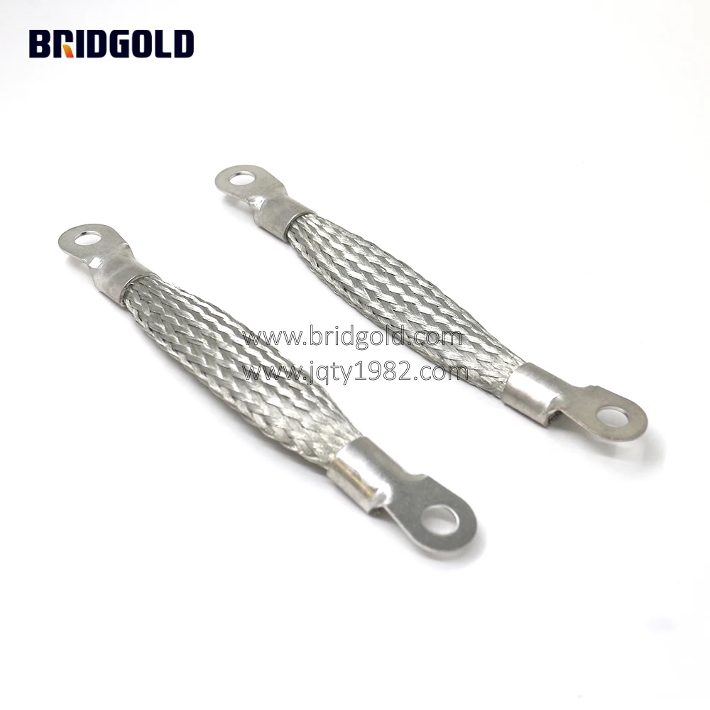 Copper Braided flexible shunt for Lightning protection grounding system