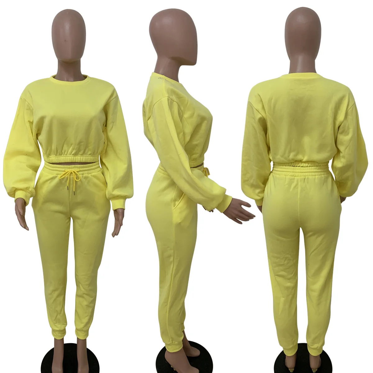 Women Fall 2 Piece Pant Set Clothing Outfits Matching Sets Sweat Suit Jogging Suits Wholesale Tracksuits