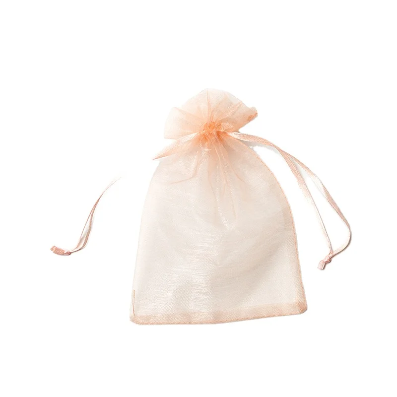Transparent Lavender Organza Jewelry Bag For Sachet Pouch Packaging Gift Bag