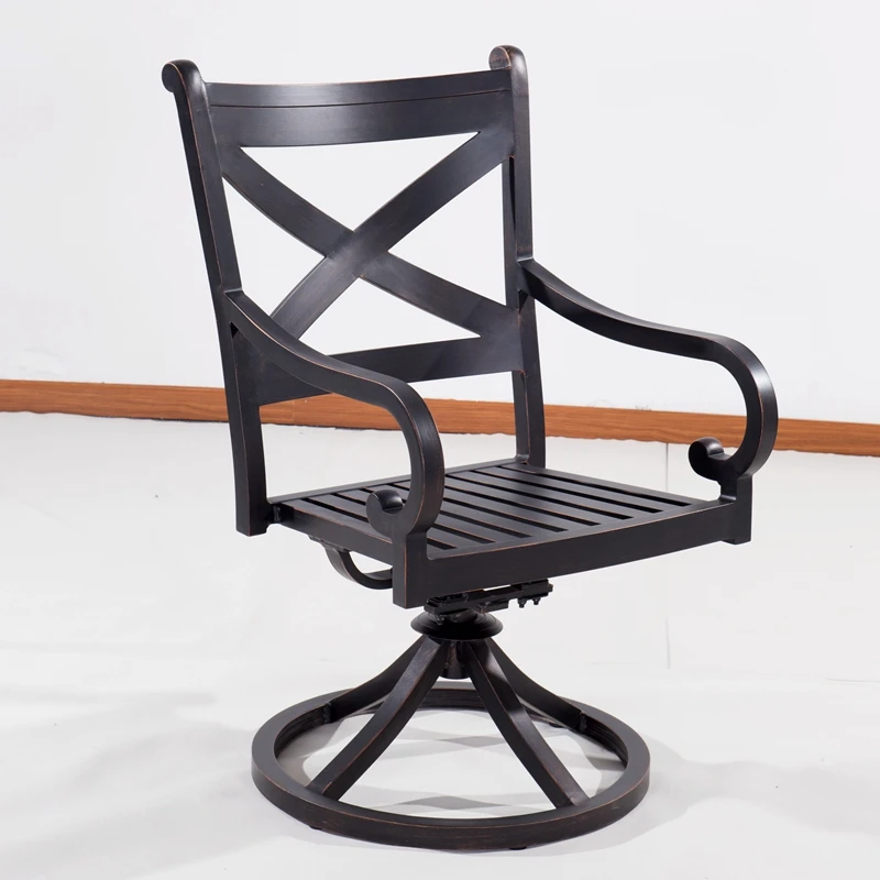 
Wholesale Outdoor Furniture 3-Piece Aluminum Frame Bistro Set With Cushion 