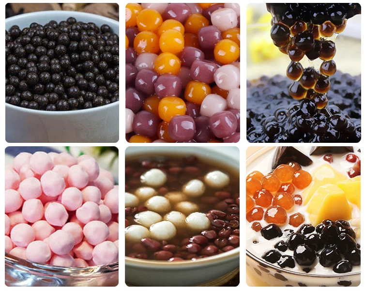 Full Automatic Mini Tapioca pearl gnocchi taro purple potato ball pearl boba making machine Commercial machine for Round Candy