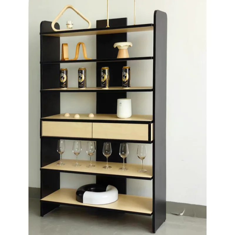 Modern Furniture Solid Wood Cabinet for Living Room Storage Wooden Cabinet Office Display Shelves