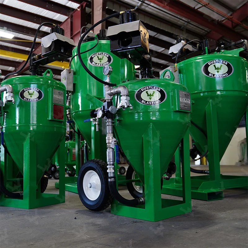 Портативная пескоструйная кастрюля с мобильным давлением без пыли db225