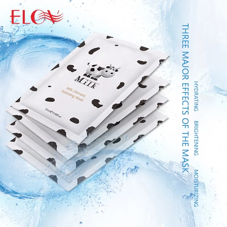 OEM ODM Wholesale Skin Care Organic Deep Sea Milk Ink Algae Purifying Whitening Sheet Facial Face Mask