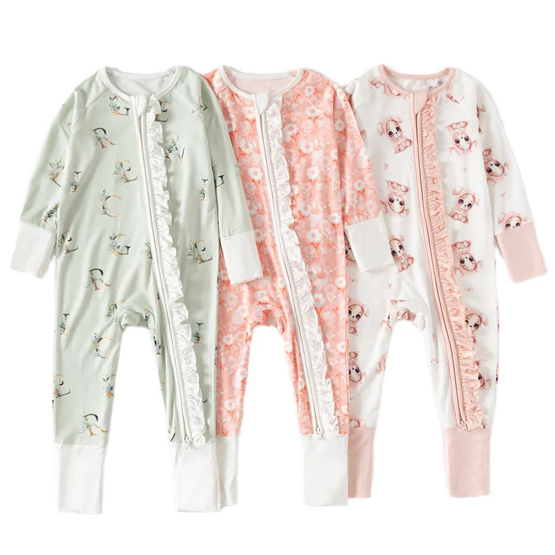 Lovely Shine Manufacturer Wholesale Baby Romper Pajamas Bodysuit Random Pattern Size Delivery Quality Test Welcome to Inquire