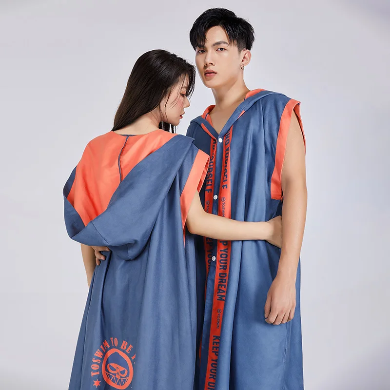 Reasonable Price Quick Dry Adult Hooded Cloak Beach Poncho Towel