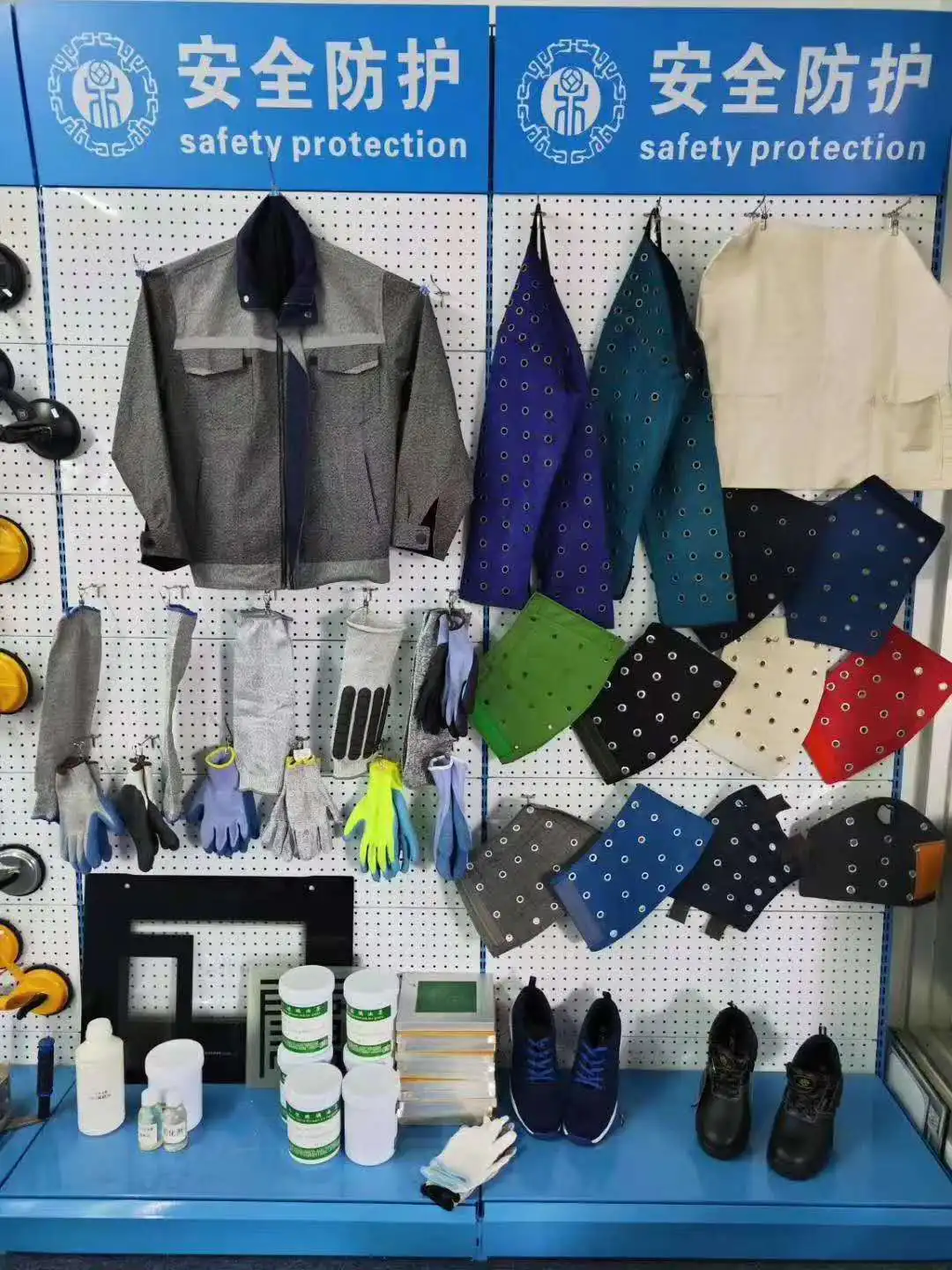 Glass industry breathable safety suits working protective anti cutting gears