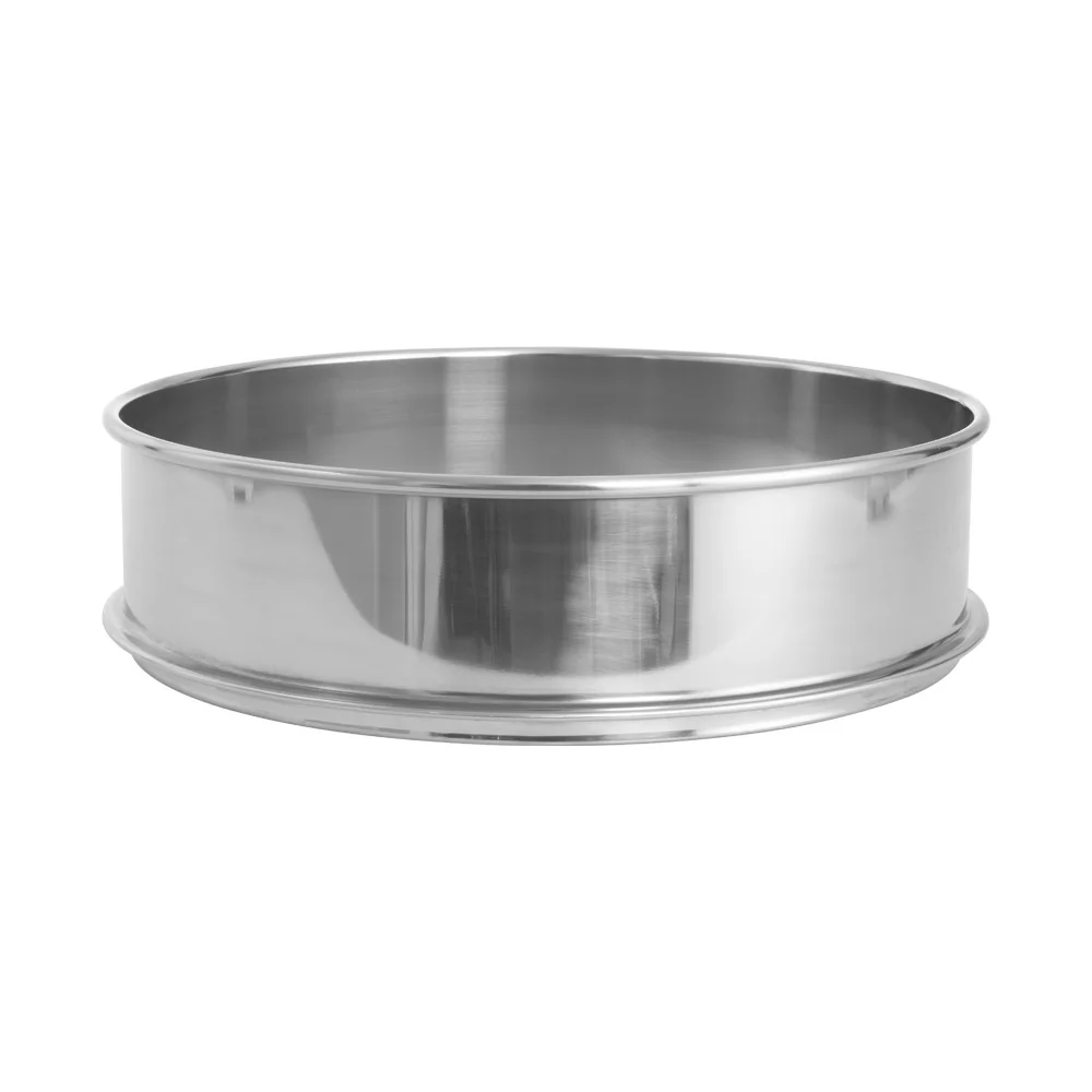 Stainless Steel Fine Mesh round Sifter Baking Flour Sieve with Different Holes for Soil Colanders & Strainers
