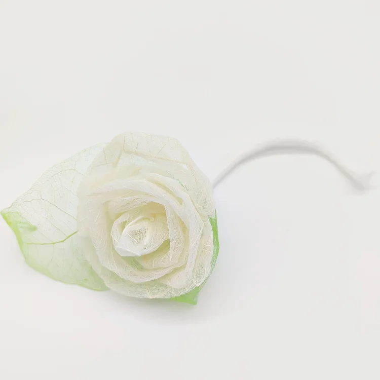 Essential Oil Diffuser Flower Natural White Maganolia Leaves Handmade Flower New Products Rose Shape Decorative Flower