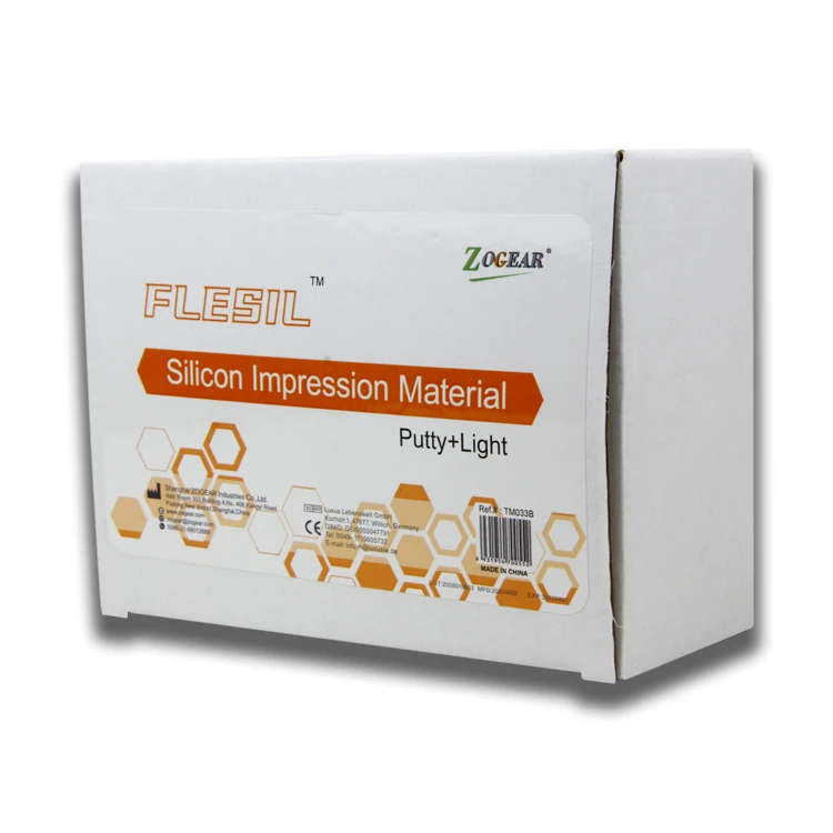 TM033 ZOGEAR High Precision Putty+Light body Dental Silicone Impression Material Kit