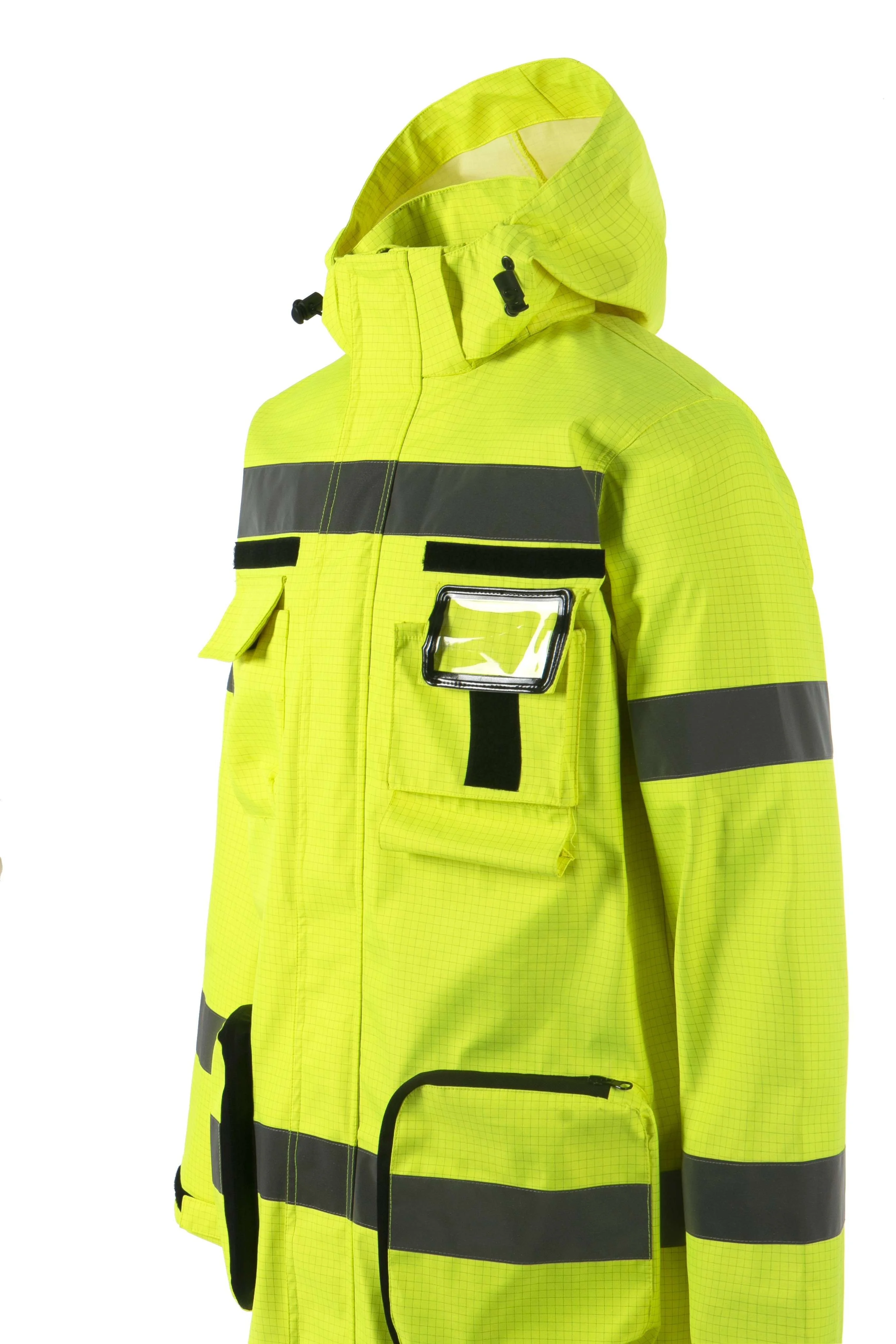 IEC61482 ARC Flash Safety Rain Wear EN20471 Waterproof Workwear Protective Jacket