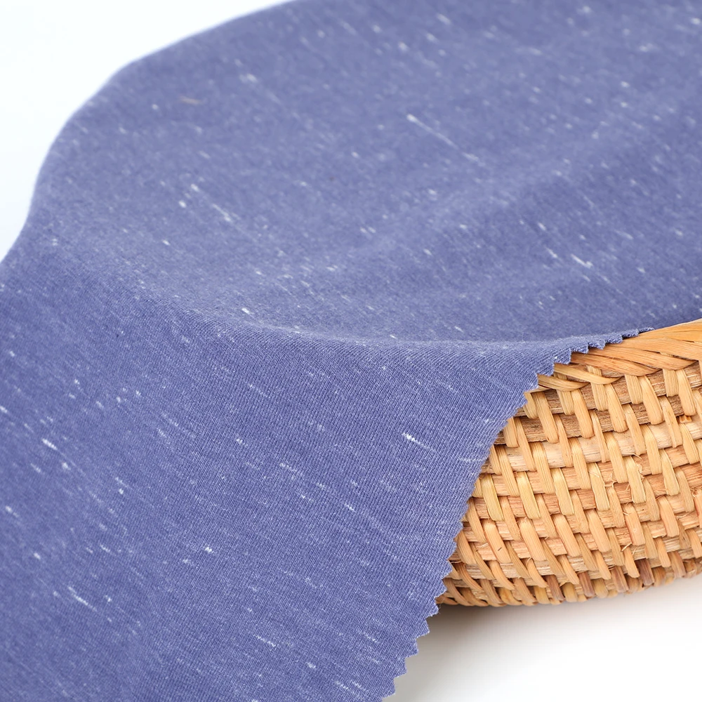 Трикотажная Антибактериальная впитывающая ткань из полиэстера и хлопка, Органическая Бамбуковая ткань для футболок