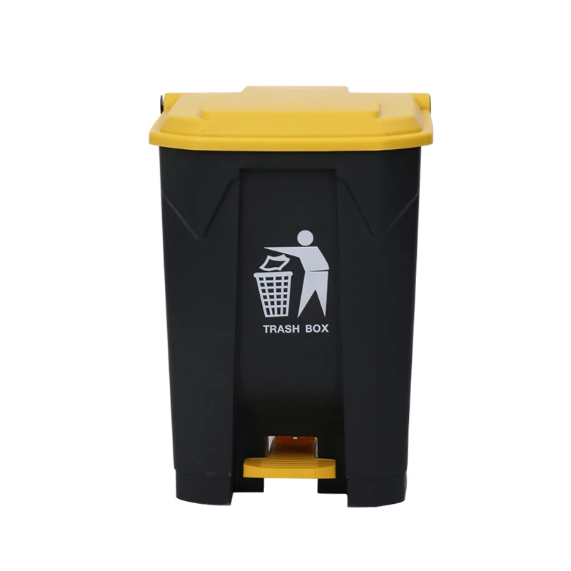 Hot Sale Outdoor Recycling Plastic Foot Pedal 15L/20L/30L/40L/50L/60L Garbage Can Trash Bin