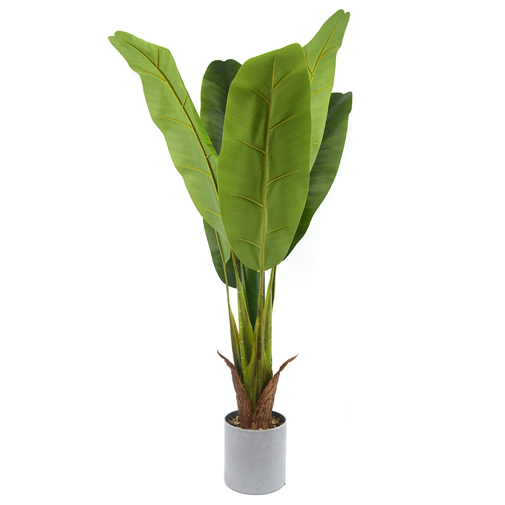 120 160 180cm high home decoration indoor outdoor cheap big banana trees artificial