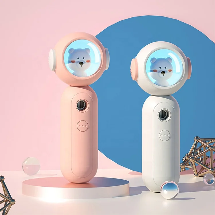 Nano Spray Hydrating Instrument Spraying Machine Negative Steaming Face Moisturizing Cute Bear Holding humidifier promotion gift
