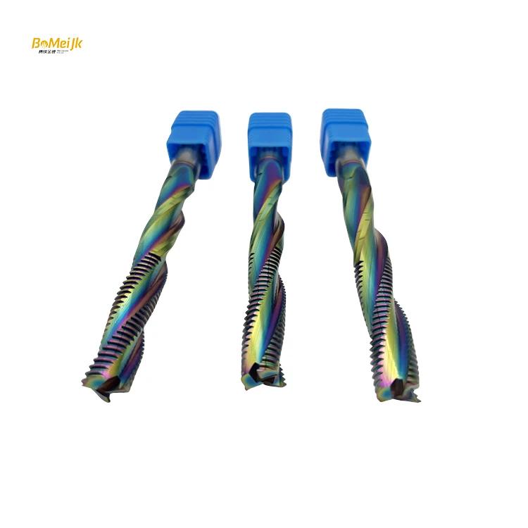 DLC Coating Three-Blade Rough Milling Cutter