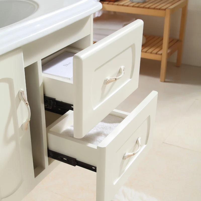 
Western style KD-BC122W white colored hanging vanity , bathroom sanitary sink cabinet 