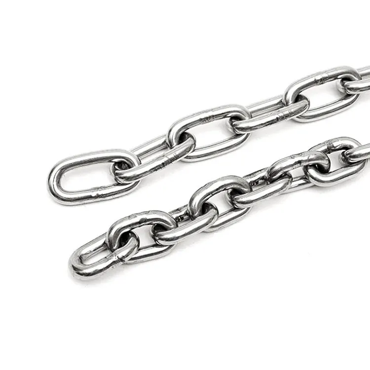 High Tensile Link 8mm Long Short DIN 763 DIN 766 Stainless Steel Chain